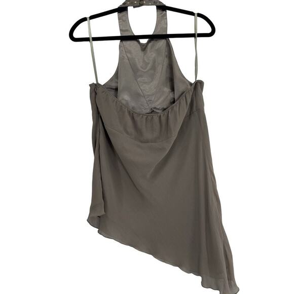 Spenser Jeremy halter Y2K inspired beaded neck size size Large 100% silky - Picture 6 of 6